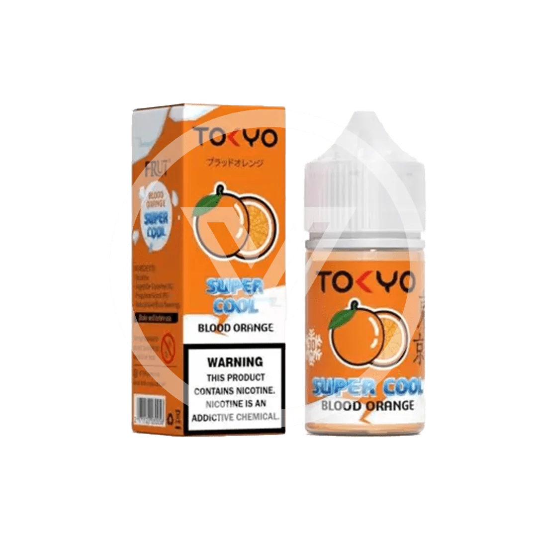 Tokyo Super Cool Blood Orange Disposable Vape – Fresh Citrus Ice Flavor