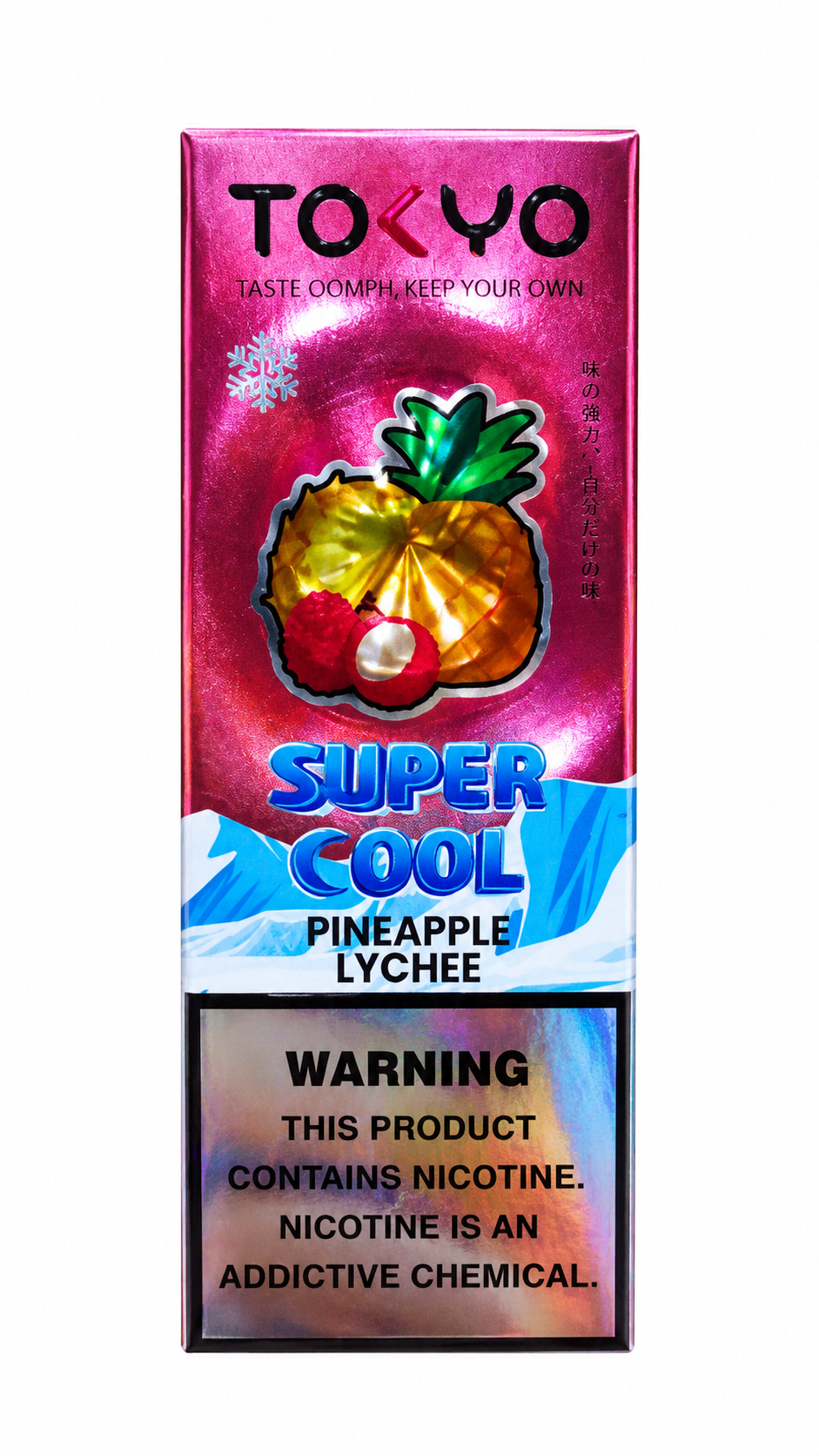 Tokyo Pineapple Lychee 30ml Super Cool Series Salt Nic – Premium Tropical Flavor in Pakistan