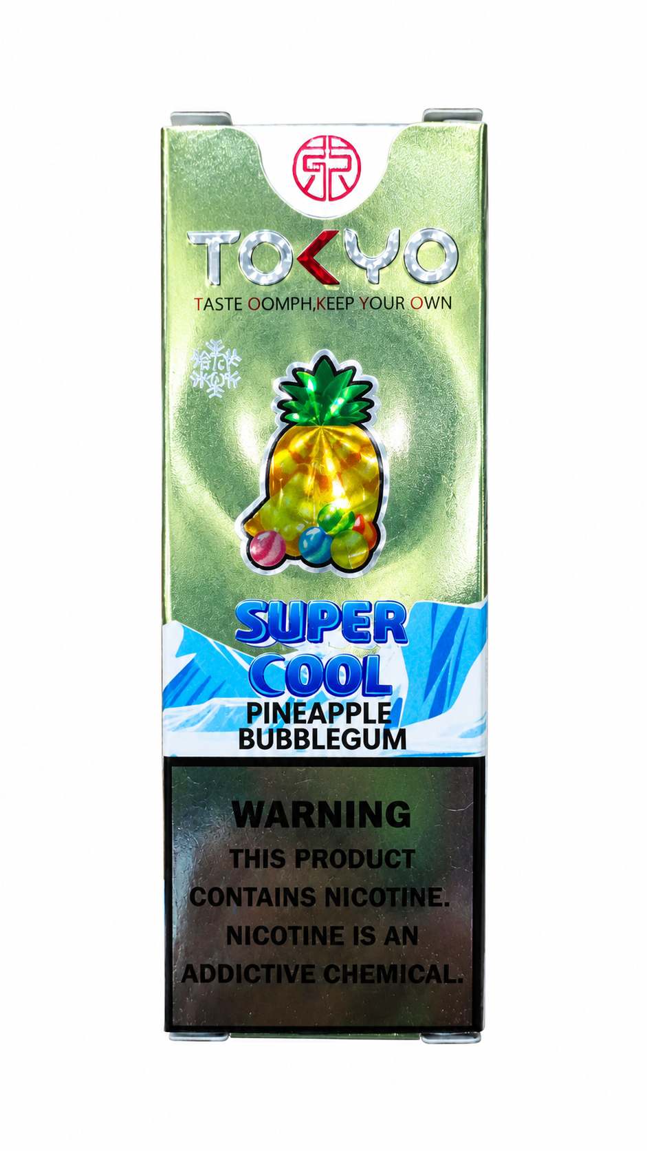 Tokyo Super Cool Pineapple Bubblegum Ice Salt Nic 30ml – Premium Vape Flavor in Pakistan