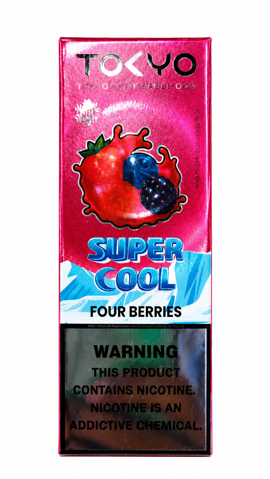 Tokyo Super Cool Four Berries Ice Salt Nic 30ml – Premium Berry Blend Vape Juice