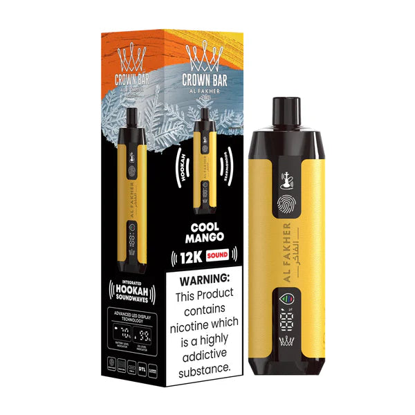 Al Fakher Crown Bar 12000 Puffs Disposable Vape Price in Pakistan