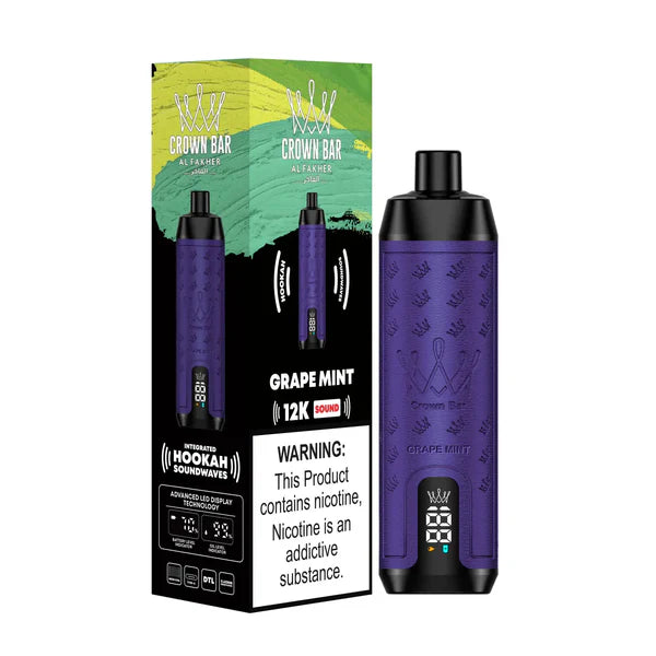Al Fakher Crown Bar 12000 Puffs Disposable Vape Price in Pakistan