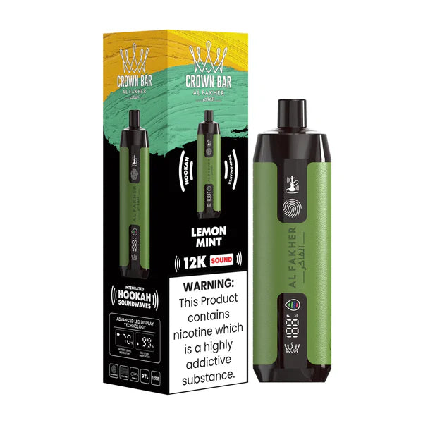 Al Fakher Crown Bar 12000 Puffs Disposable Vape Price in Pakistan