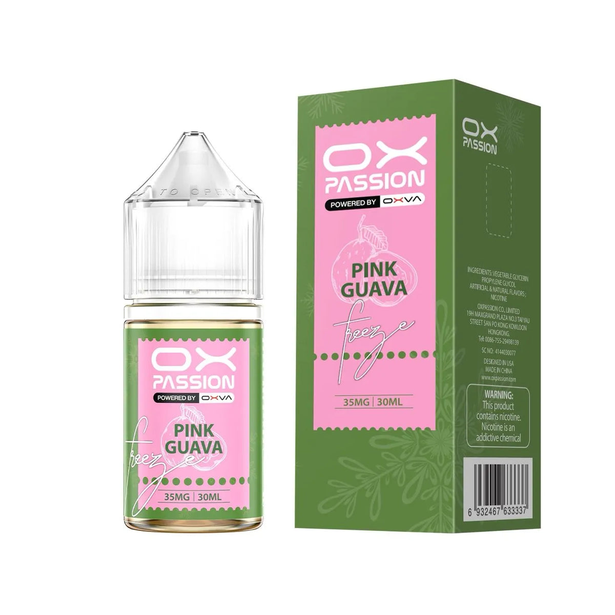 OXVA PASSION PINK GUAVA PUFFIES PAKISTAN