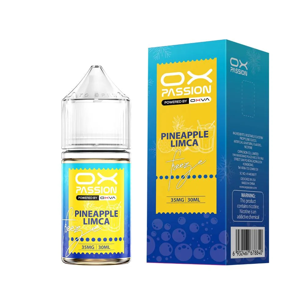OXVA Passion Pineapple Limca E-Liquid with Box