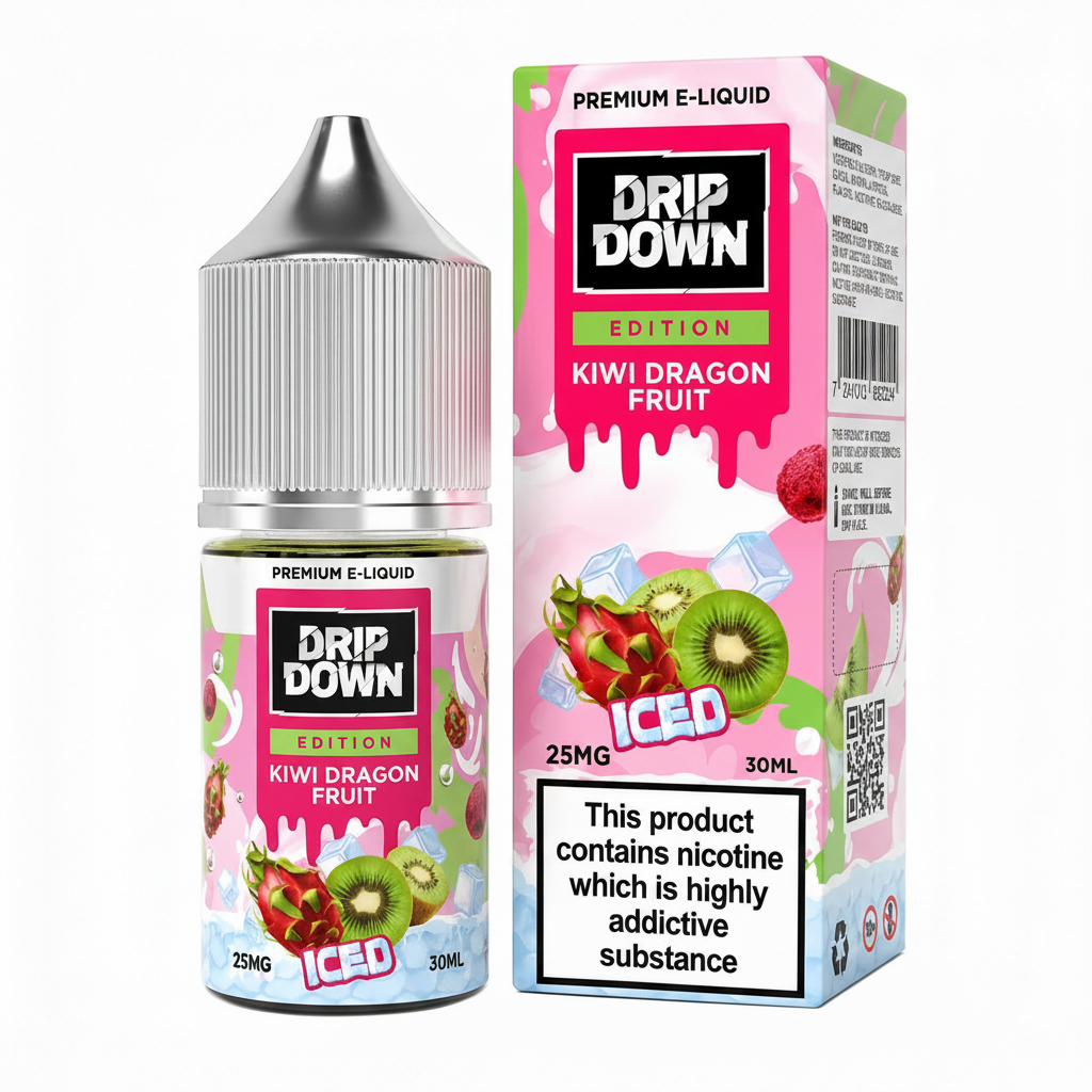 Drip Down Krush Kiwi Dragon Fruit 30ml Nic Salt At Best Price In Pakistan