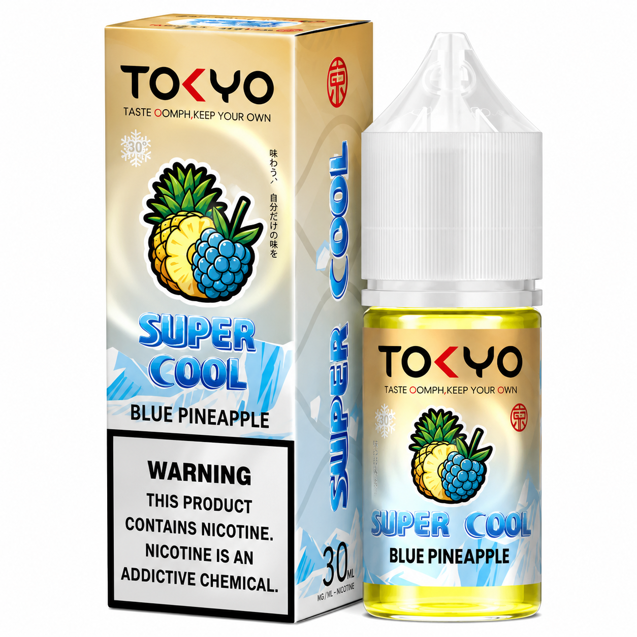 Tokyo Blue Pineapple 30ml Super Cool Series Salt Nic  At Best Price In Pakistan