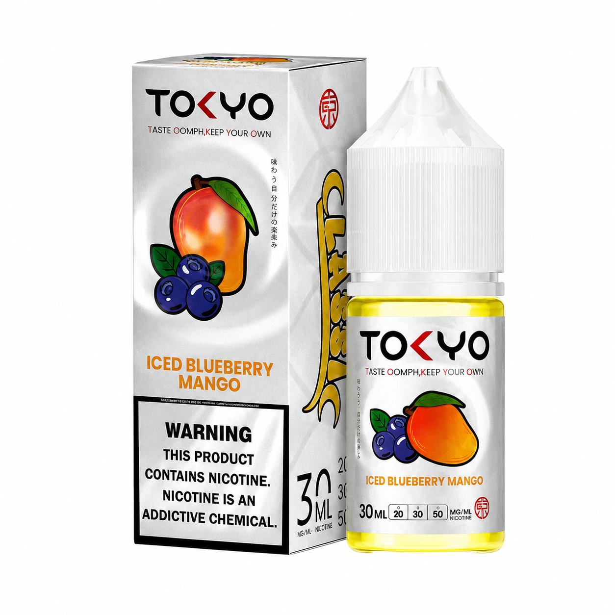 Tokyo Iced Blueberry Mango 30ml Nic Salt – Premium Fruity Ice Vape Juice in Pakistan