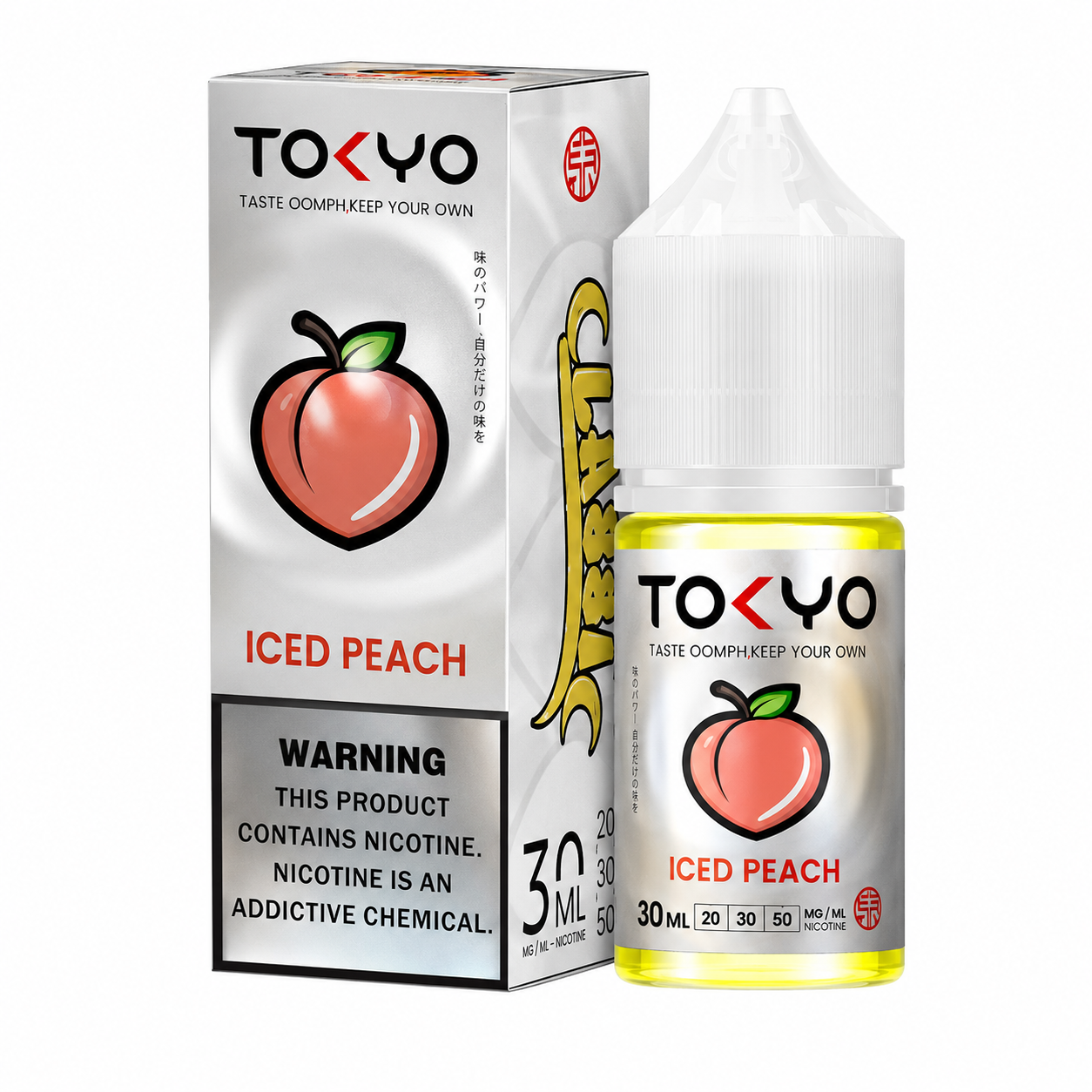 Tokyo Classic Series Iced Peach 30ml Salt Nicotine  At Best Price In Pakistan
