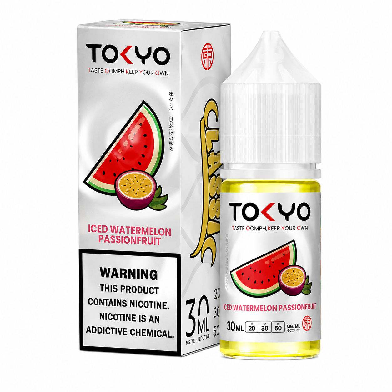 Tokyo Iced Watermelon Passionfruit 30ml Salt Nicotine  At Best Price In Pakistan